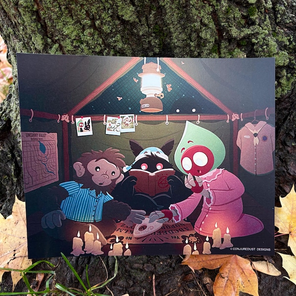 Late Night Camp Shenanigans -  8x10 Print