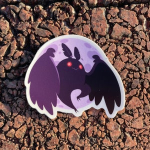 Moth in the Moon 2.0 - Sticker