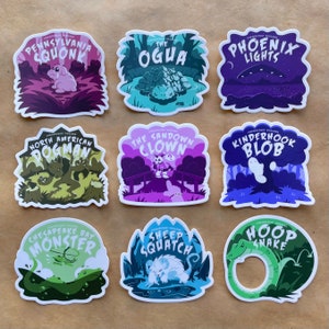 Cryptid Encounter Series 4 - Autocollants individuels