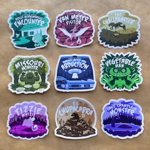 Cryptid Encounter Series 2 - Individual Stickers