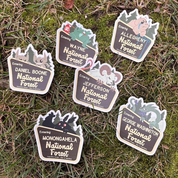 Para-National Forest: Individual Stickers