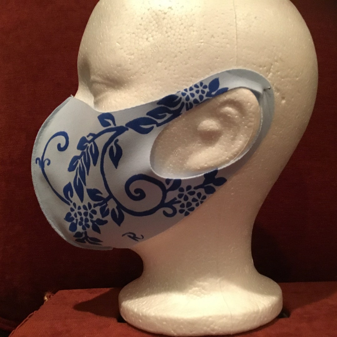 Hand Painted Face Mask Etsy