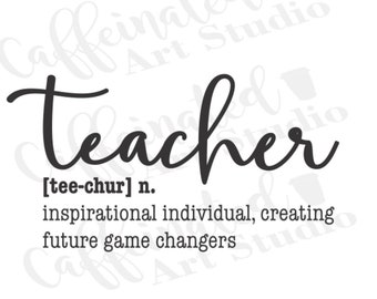 Download Teacher Definition Svg Etsy