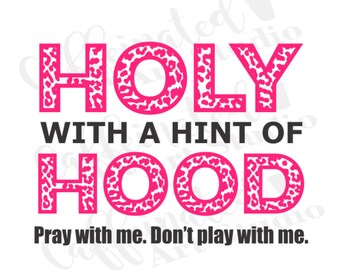 saint avec un soupçon de capuche svg / moitié capuche moitié saint svg / priez avec moi ne jouez pas avec moi svg / priez svg / religion svg / téléchargement numérique