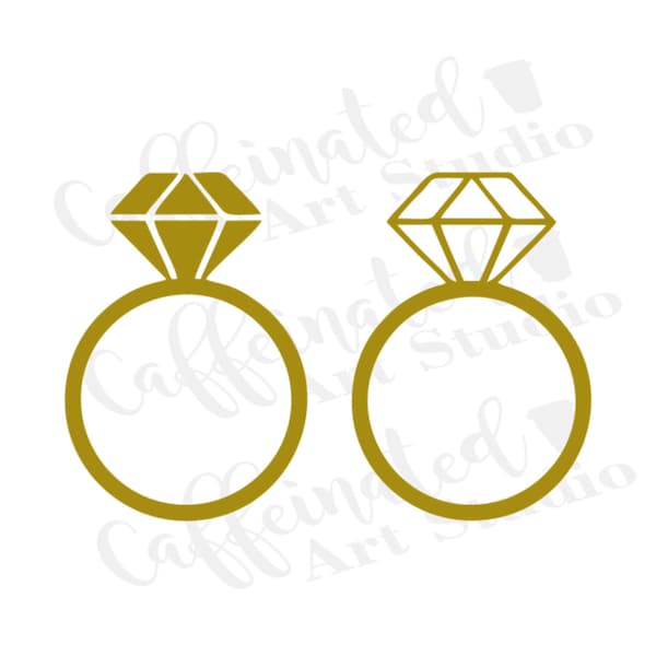 ring svg / engagement ring svg / wedding ring svg / gold rings svg / Future Mrs svg / digital download