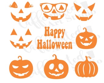 Jack-o-lantern face svg / pumpkin face svg / pumpkin svg / Halloween svg / digital download