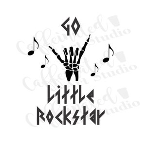 go little rockstar svg / skeleton hand svg / skeleton rock hand svg / valentines day svg / skeleton svg / digital download