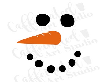 images How To Draw A Snowman Face snowman face etsy