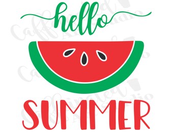 hello Summer svg / Summer svg / hello svg / watermelon svg / Summer sign svg / Porch sign svg / digital download