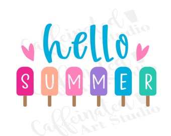 Download Hello Summer Svg Etsy