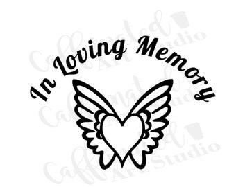 In Loving Memory Font - Etsy