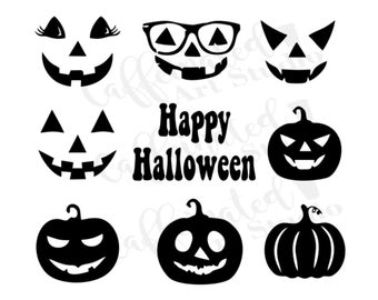 Jack-o-lantern face svg / pumpkin face svg / pumpkin svg / Halloween svg / digital download