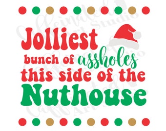 Arquivo SVG "A Turma Mais Alegre Deste Lado do Hospício" / Arquivo SVG "Férias Frustradas de Natal" / Arquivo SVG "Família Griswold" / Arquivo SVG de Natal / Download digital