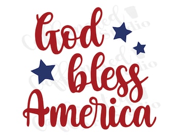 God bless American svg / America svg / home sweet home svg / 4th of July svg / porch sign svg / patriotic svg / digital download
