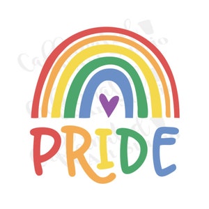 pride rainbow svg / pride svg / Rainbow heart svg / heart rainbow svg / heart svg / digital download