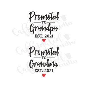 Download Promoted To Grandma Again Svg Grandma Life Grandma To Be Etsy