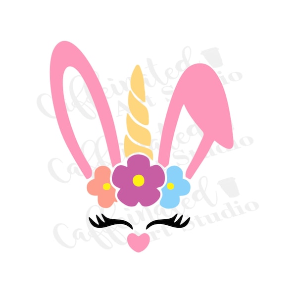 Easter unicorn svg / bunny unicorn svg / unicorn svg / Easter svg / bunny svg /digital download