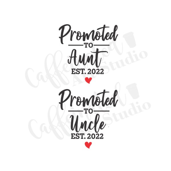 Aunt and Uncle Svg Etsy