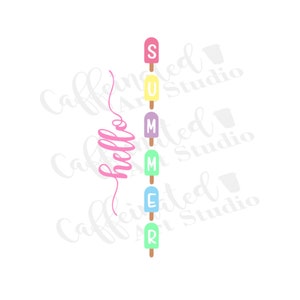 Hallo zomer SVG/zomer SVG/Hallo SVG/ijslolly SVG/zomer teken SVG/veranda teken SVG/digitale download