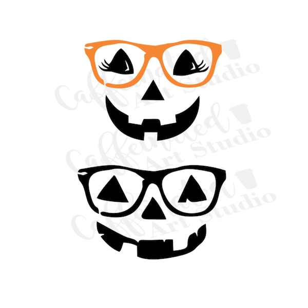 Jack-o-lantern face svg / jack-o-lantern girl face svg / pumpkin face svg / Halloween svg / digital download
