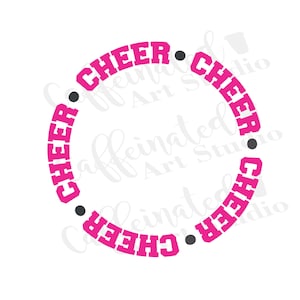 Cheer name frame svg / Cheerleader svg / cheer svg / cheerleading svg / digital download