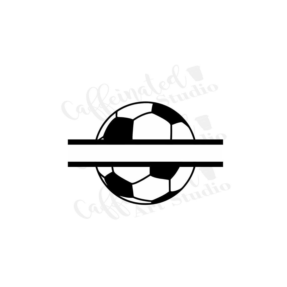 Soccer Ball Svg / Soccer Ball Name Frame Svg / Soccer Svg / Etsy
