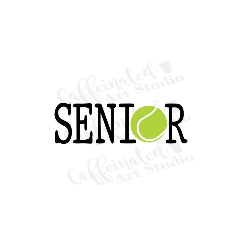 Senior Tennis svg / Tennisball svg / Tennis svg / digitaler download Bild 1