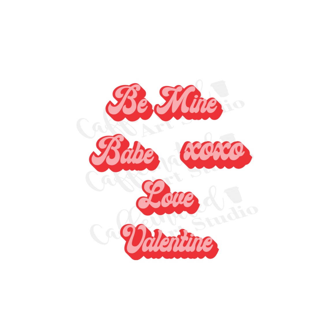 Valentine bundle svg / xoxo svg / valentines day svg / babe | Etsy