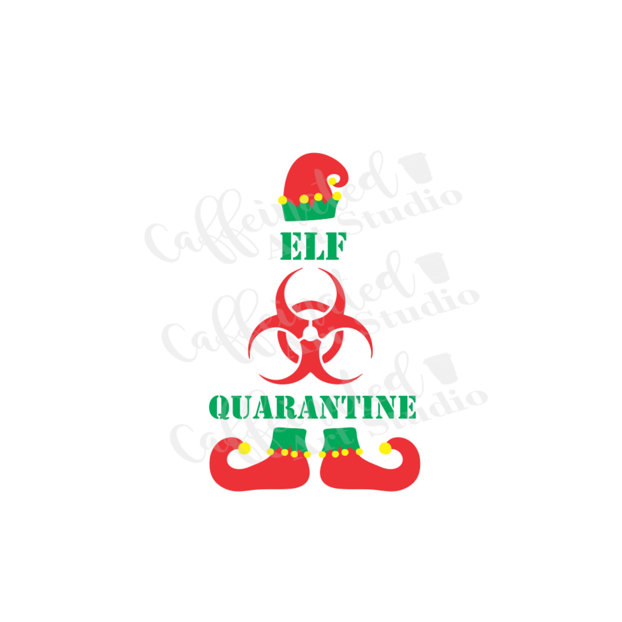 Elf Quarantine svg / Quarantined Elf svg / elf jar svg / Etsy