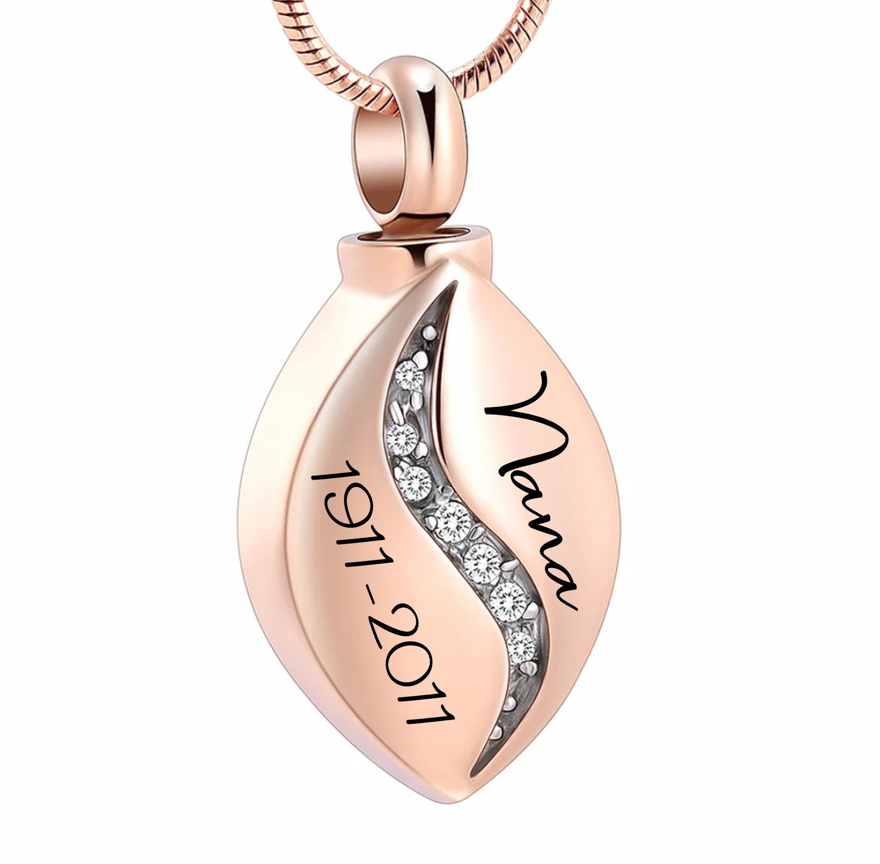 Urne Memorial Tear Drop Halskette für Hund und menschliche Etsy