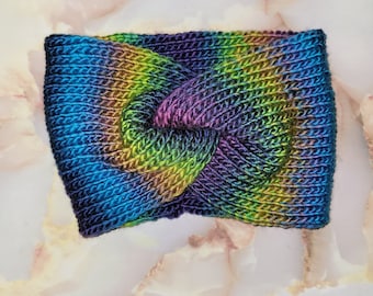 Knit Ear Warmer | Twisted Headband | Head Warmer