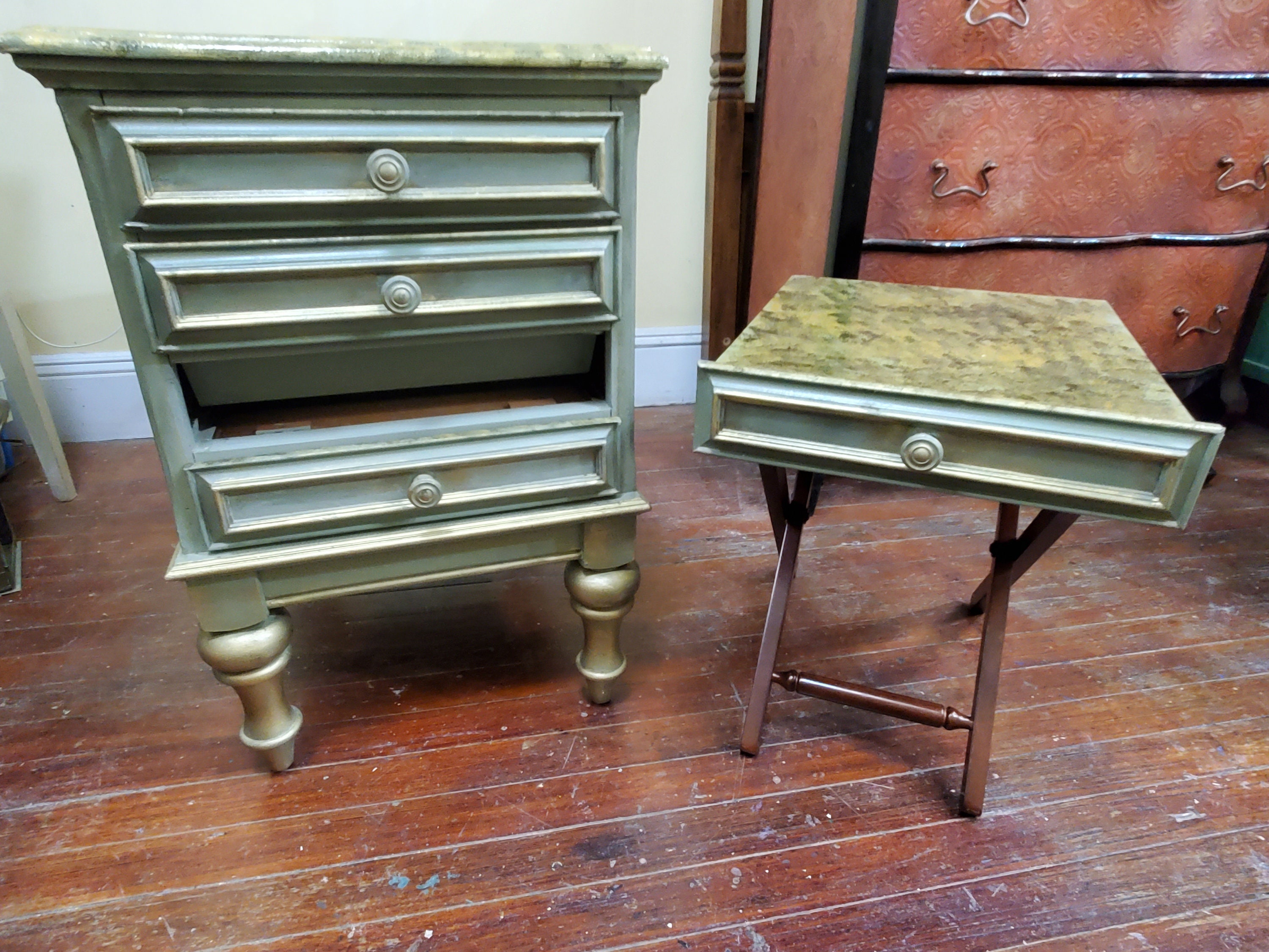 Multi Purpose End Table Accent Table Snack Tables Solid Wood Sturdy TV