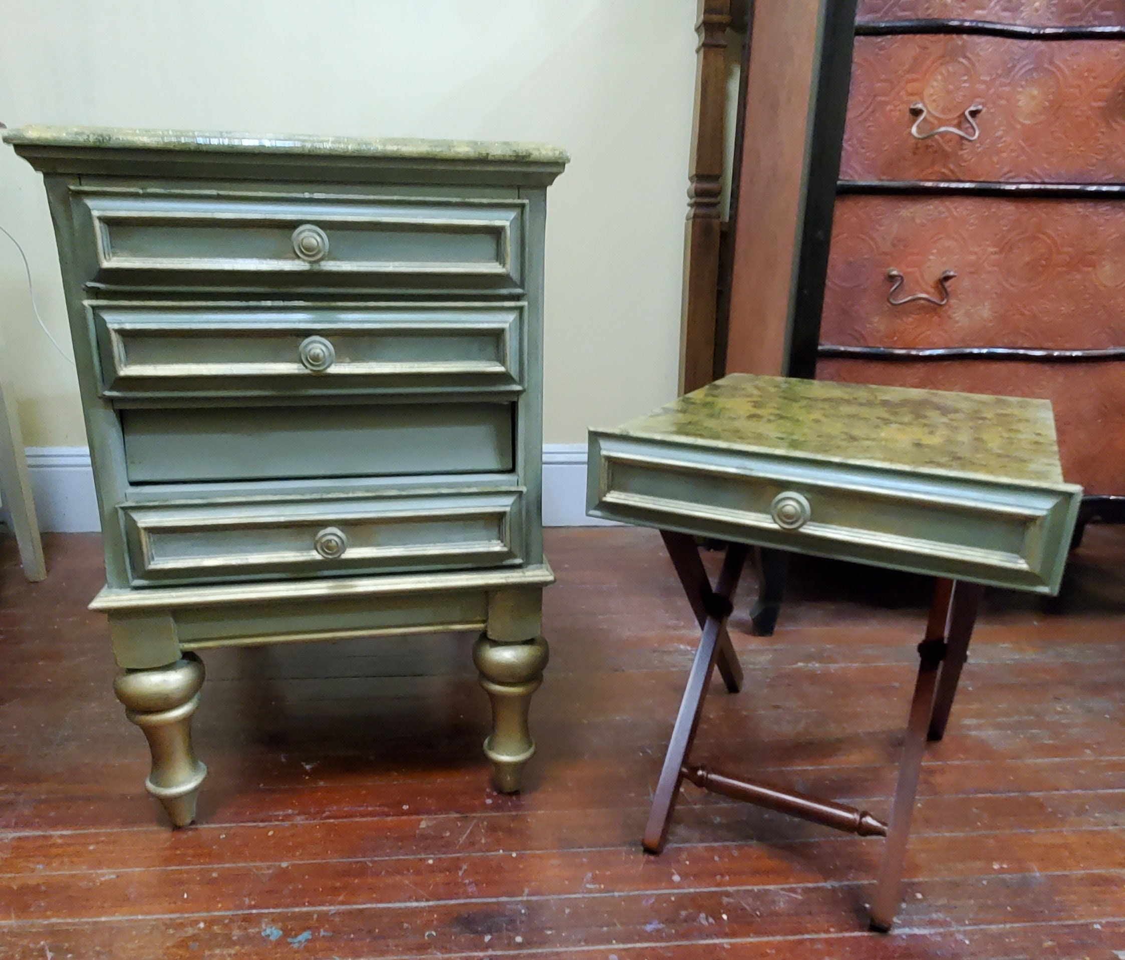 Multi Purpose End Table Accent Table Snack Tables Solid Wood Sturdy TV