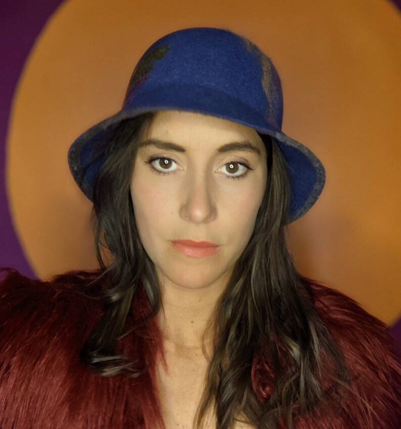 Felt Wool Bucket Hat Formal Hat Handmade Hat Etsy Canada