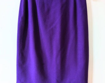 Falda violeta de los 80 // 80 Minifalda
