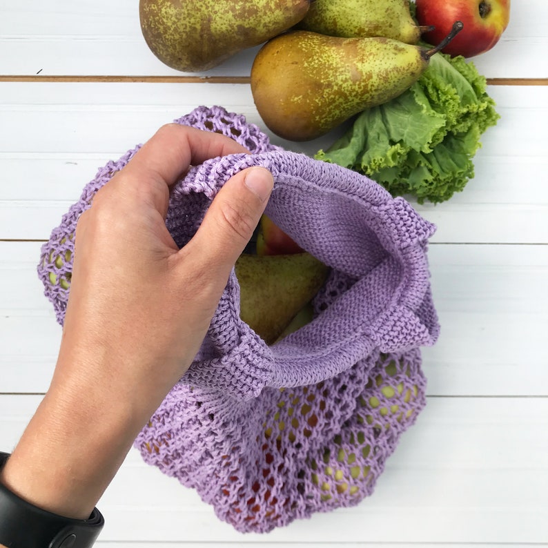 Reusable Produce Bag KNITTING PATTERN Easy Produce Bag Tutorial Net