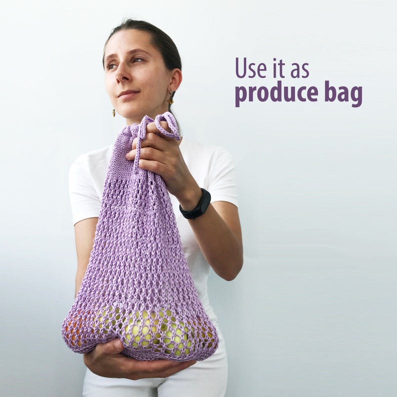 Reusable Produce Bag KNITTING PATTERN Easy Produce Bag Tutorial Net