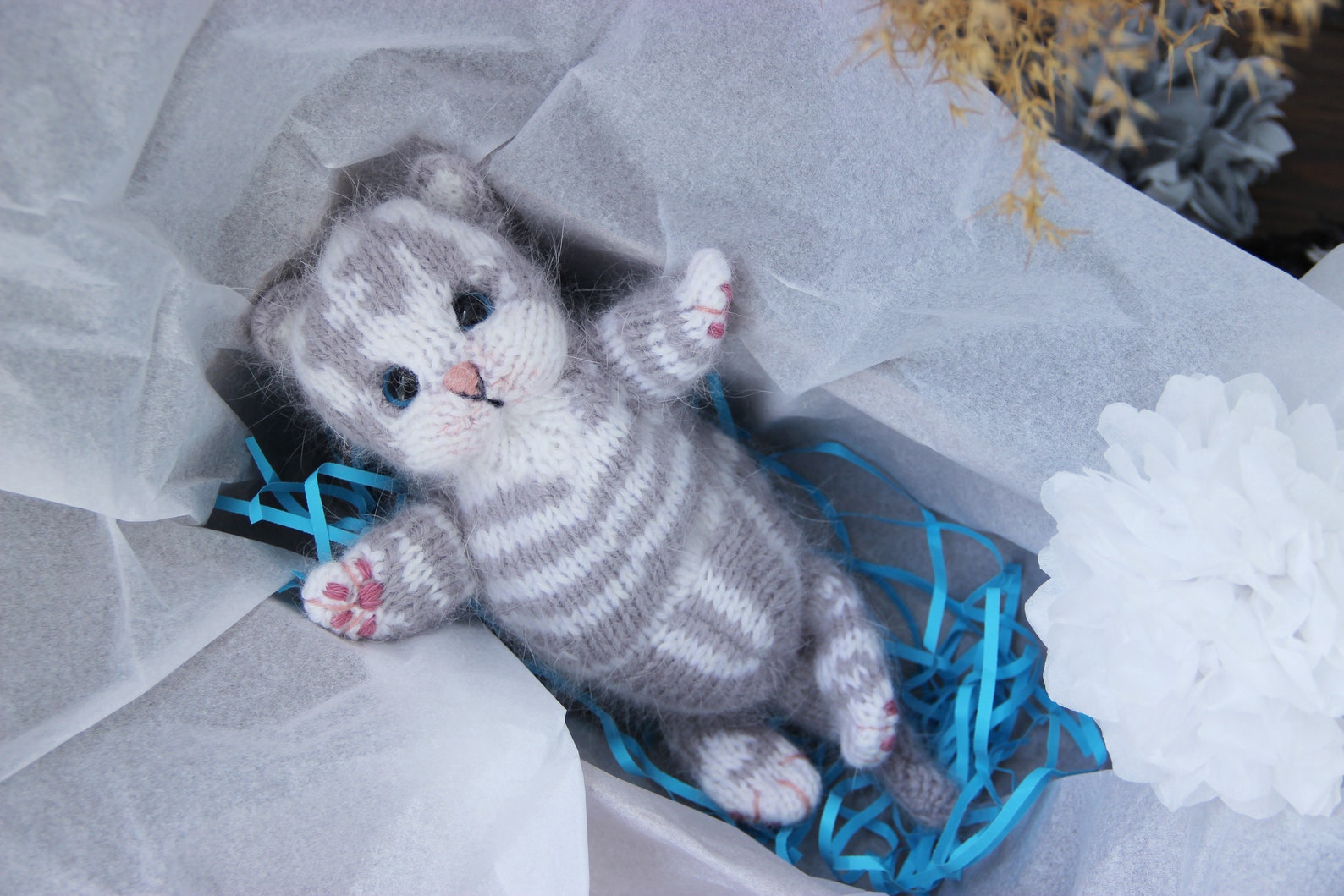 Kitten plush toy Kitten stuffed toy Cat life like toy Cat Etsy