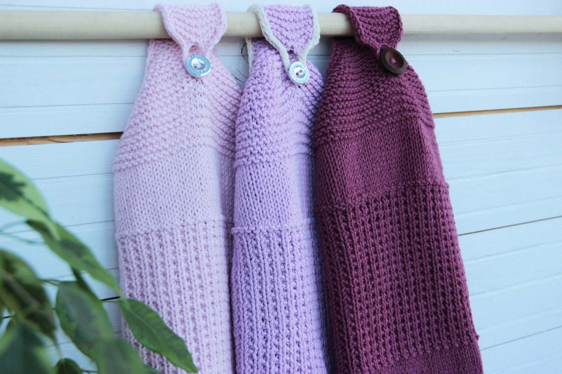 Kitchen Dish Towel Knitting PATTERN Hanging towel DIY Etsy
