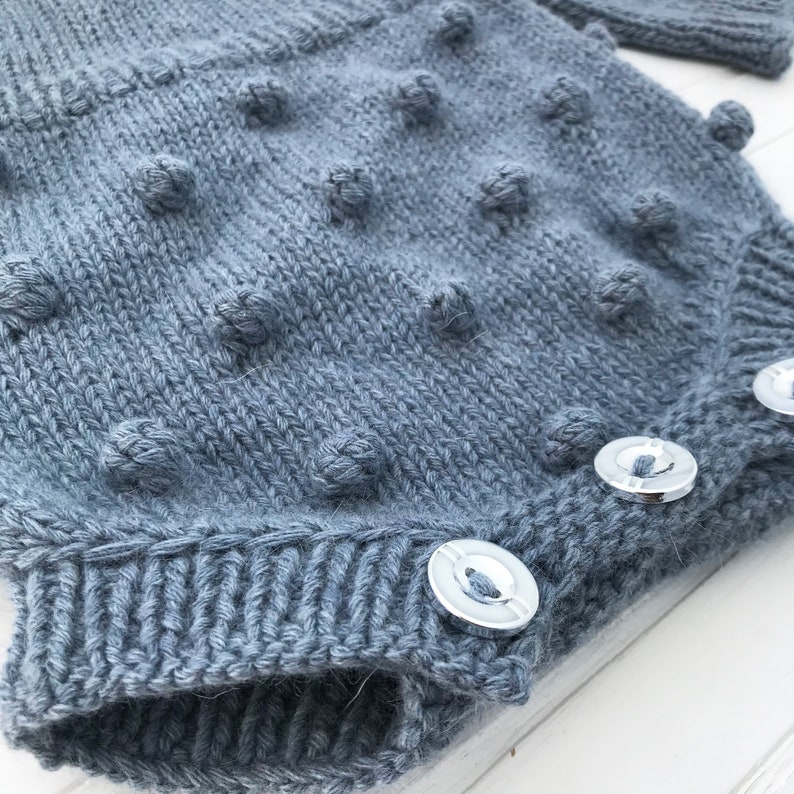 Knit Baby Romper Sweater Romper Baby Newborn Longsleeve Etsy