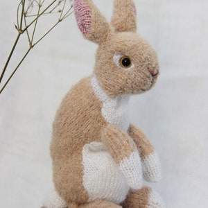 Stuffed rabbit toy for baby Easter bunny plush Realistic | Etsy