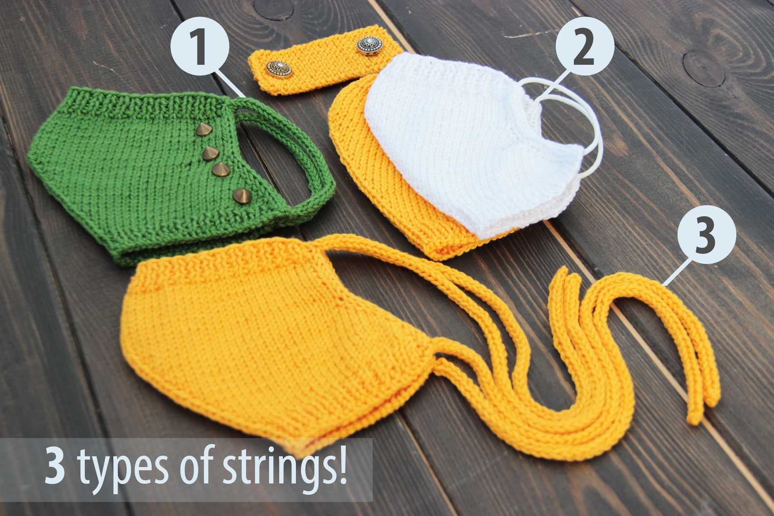 Knitting Face Mask Pattern PDF Reusable Adult & Child Face Etsy