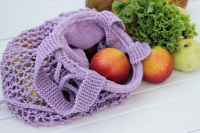 Reusable Produce Bag KNITTING PATTERN Easy Produce Bag Etsy
