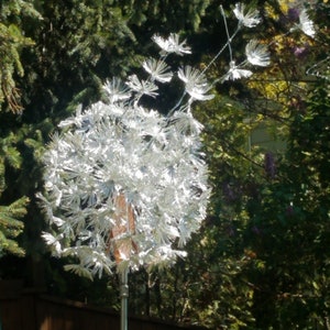 Wire Sculpture Garden Dandelion Wish Wire Sculpture