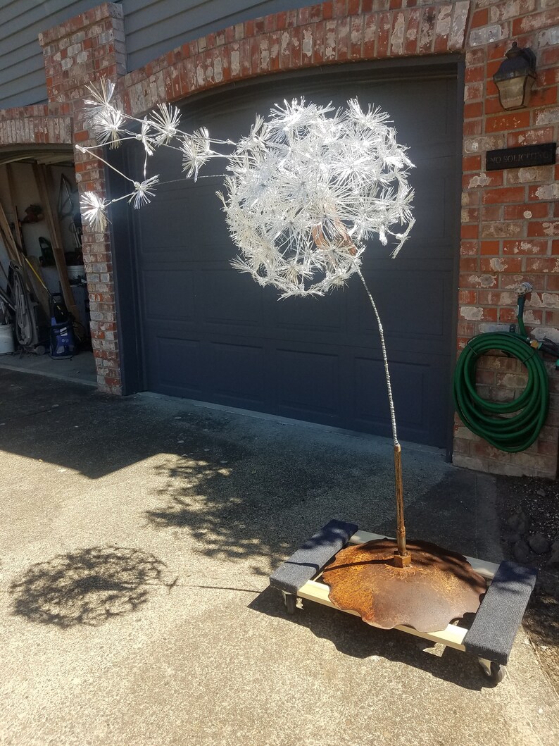 Wire Sculpture Garden Dandelion Wish Wire SculptureSEE NOTE Etsy