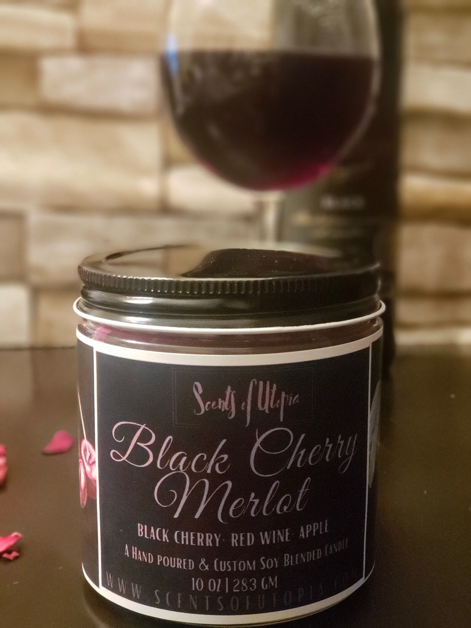 Black Cherry Merlot Candle Etsy