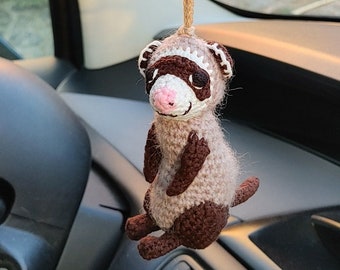 Peluche Furet - Nounours Doux Et Moelleux - 52 Cm - Déco Intérieur Et Câlins - Multicolore