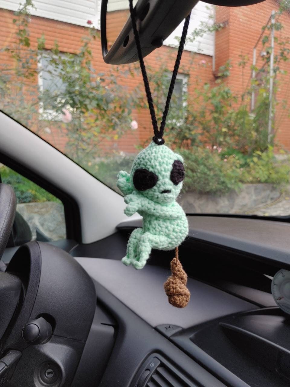 Alien, Car Accessories for Women, Gift for Teens, Car Mirror Hanging  Accessories, Car Dashboard Accessories, Green Alien Plush, Car Decor, -   UK