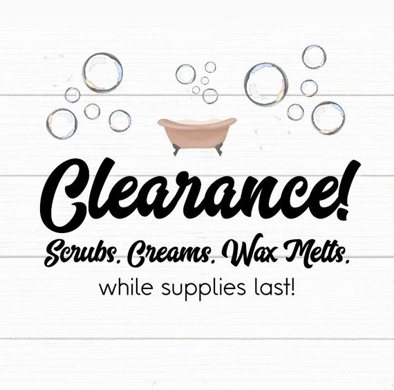 Sale! Handcrafted Sugar Scrubs and Creams