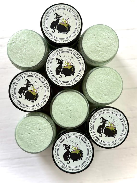 Witches Brew Sugar Scrub, Halloween Party Favor, Gifts for Her, Spooky Season